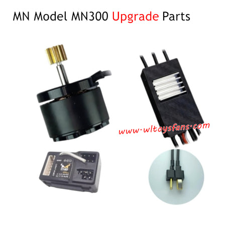 MN Model MN300 RC Car Upgrade Parts Motor ESC Receiver