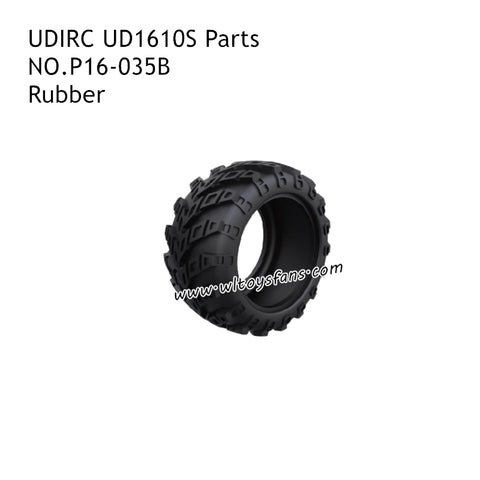 UDIRC UD1610S Parts Rubber Wheels without Hubs P16-035B
