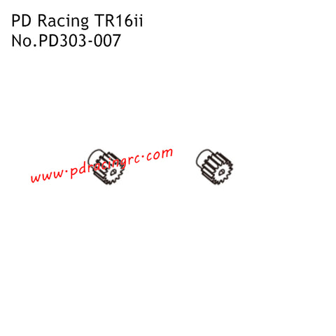 PD Racing TR16ii RC Car Parts 14T and 16T Motor Gear PD303-007