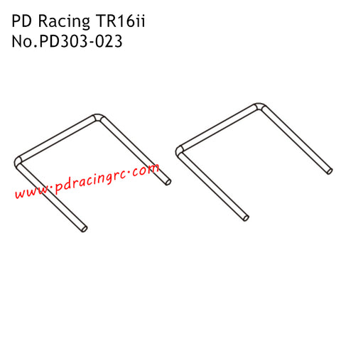 Front Rear Arm Pin PD303-023 Accessories for PD Racing TR16ii RC Truck
