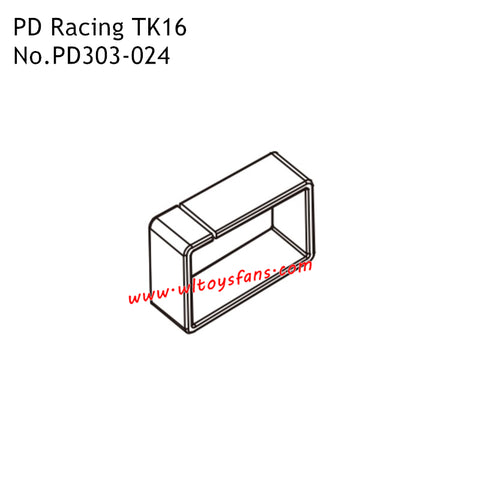 Battery Belts PD303-024 Parts for PD Racing TK16 RC Car
