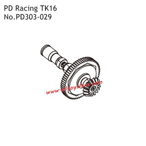 Spur Gear Module PD303-029 Parts for PD Racing TK16 Electric Monster Truck