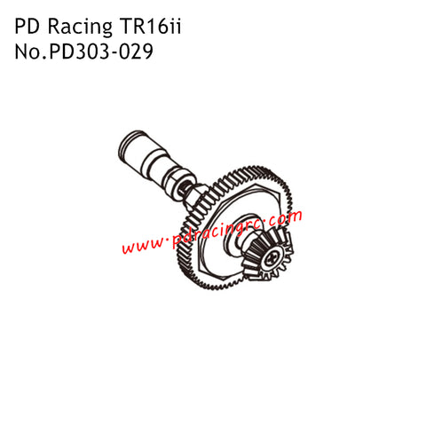 Spur Gear Module PD303-029 Accessories for PD Racing TR16ii RC Truck