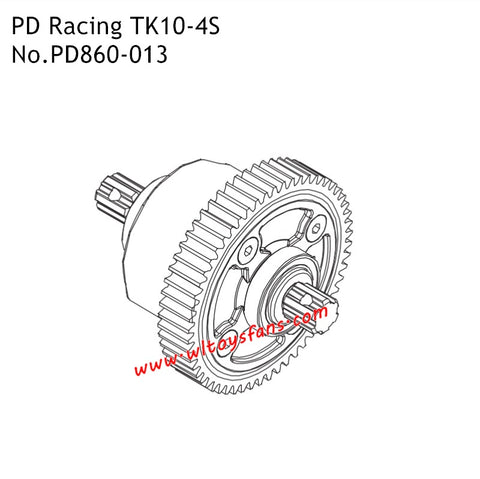 PD Racing 1/10th TK10-4S RC Car Parts 4S Centre Differential PD860-013
