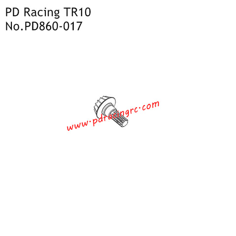 PD Racing TR10 Parts 14T Input Gear PD860-017