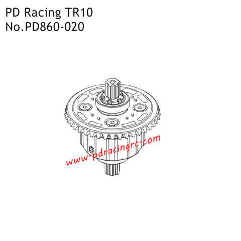 PD Racing TR10 Parts 4S Differential PD860-020