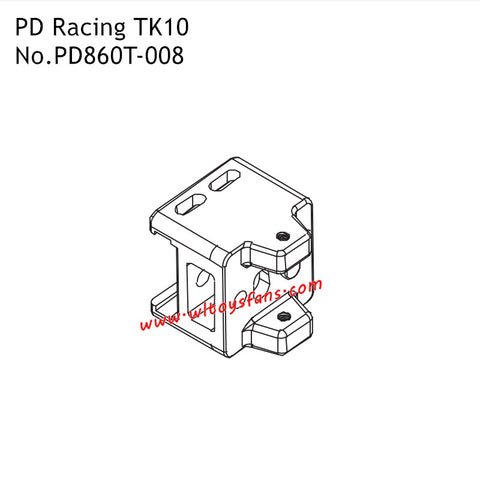 PD Racing TK10 RC Car Parts Motor Plate A PD860T-008