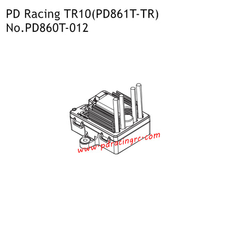 PD Racing TR10 PD861T-TR 1/10th RC Car Parts 60A ESC PD860T-012