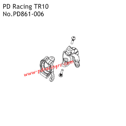 PD Racing TR10 Parts Front Right C Hub Unit PD861-006