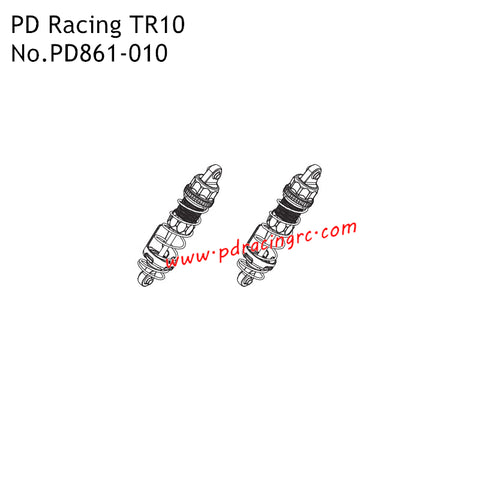 PD Racing TR10 Parts Front Shock Absorber PD861-010