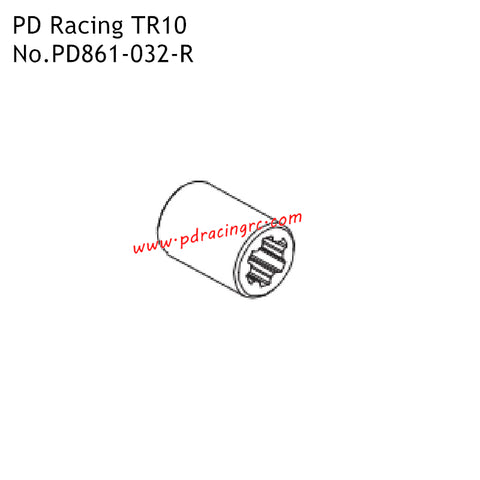 Centre Diff Shaft Sleeve PD861-032-R Parts for PD Racing TR10 RC Car