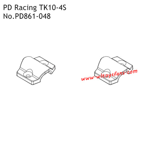 PD Racing TK10-4S RC Car Parts Front Fixing Centre Brace Cover PD861-048