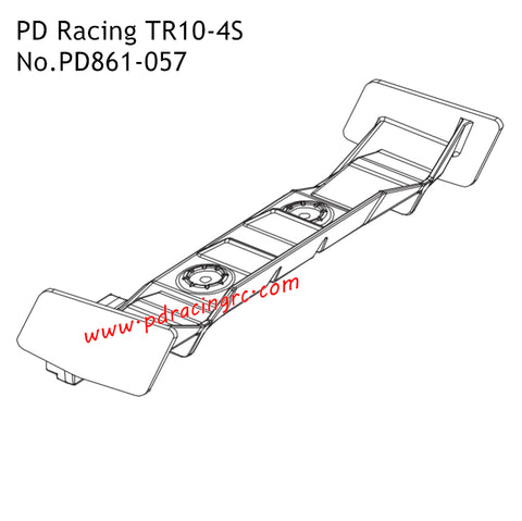 PD Racing TR10-4S RC Car Parts Tail Wing PD861-057