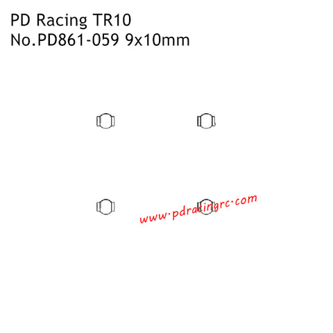 9x10mm Pivot Ball PD861-059 Parts for PD Racing TR10 High Speed Racing RC Truck
