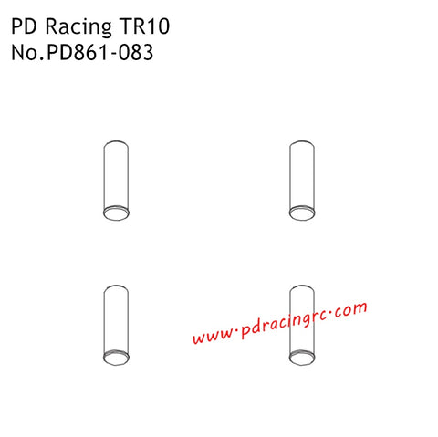 Idler Gear Shaft PD861-083 Parts for PD Racing TR10 High Speed Racing RC Truck