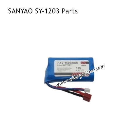 SANYAO SY-1203 RC Car Parts 7.4V 1500mAh Battery