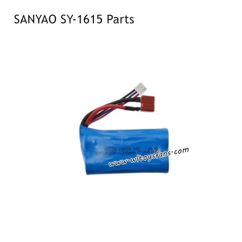 SANYAO SY-1615 High Speed RC Car Parts 7.4V 1300mAh Battery