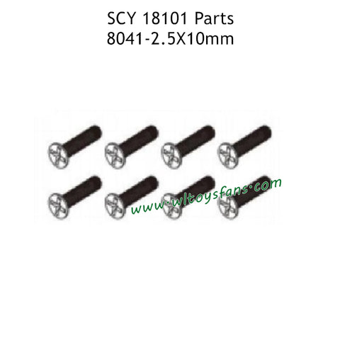 SCY 18101 Parts 2.5X10mm Screw 8041
