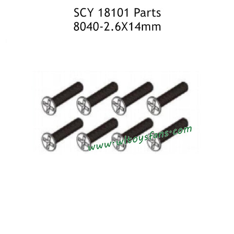 SCY 18101 Parts 2.6X14mm Screw 8040