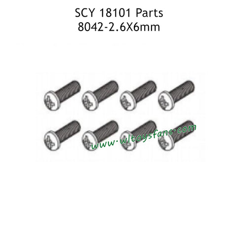 SCY 18101 Parts 2.6X6mm Screw 8042