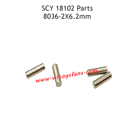 SCY 18102 RC Car Parts 2X6.2mm Optical Axis 8036