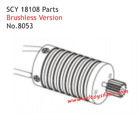 SCY 18108 RC Car Parts Brushless 2440 Motor 8053