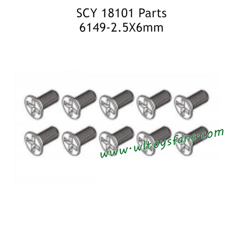SUCHIYU 18101 Parts 2.5X6mm Screw 6149