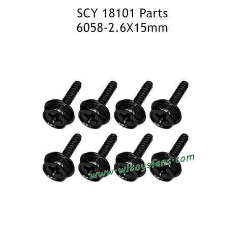 SUCHIYU 18101 Parts 2.6X15mm Screw 6058