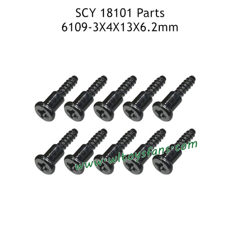 SUCHIYU 18101 Parts 3X4X13X6.2mm Screw 6109
