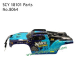 SUCHIYU 18101 RC Car Parts Body Shell Blue 8064