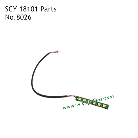 SUCHIYU 18101 RC Car Parts Front Anti-Collision Light Panel 8026