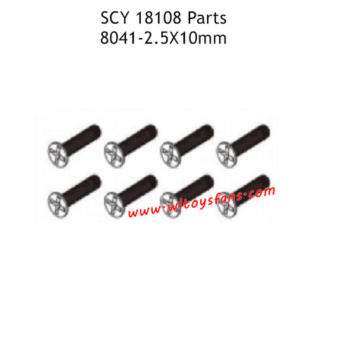 SUCHIYU 18108 Parts 2.5X10mm Screw 8041