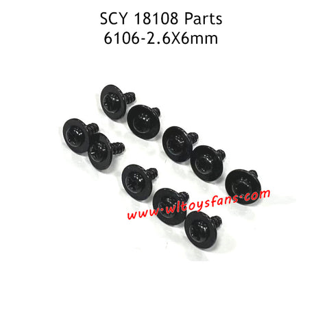 SUCHIYU 18108 Parts 2.6X6mm Screw 6106