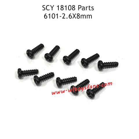 SUCHIYU 18108 Parts 2.6X8mm Screw 6101