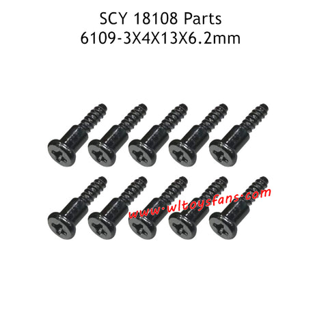 SUCHIYU 18108 Parts 3X4X13X6.2mm Screw 6109