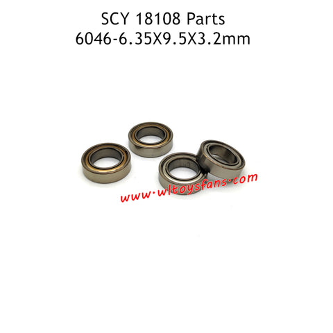 SUCHIYU 18108 Parts 6.35X9.5X3.2mm Ball Bearing 6046