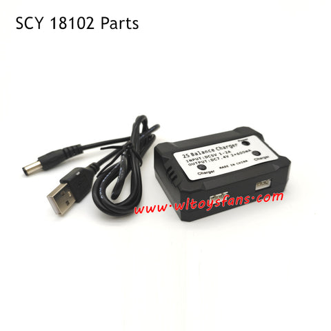 SUCHIYU SCY 18102 RC Car Parts 7.4V Dual Battery Charger