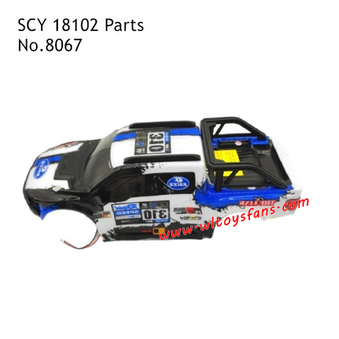 SUCHIYU SCY 18102 RC Car Parts Car Shell Assembly Blue 8067