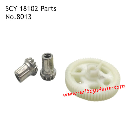 SUCHIYU SCY 18102 RC Car Parts Nylon Main Gear and Metal Driving Gear 8013