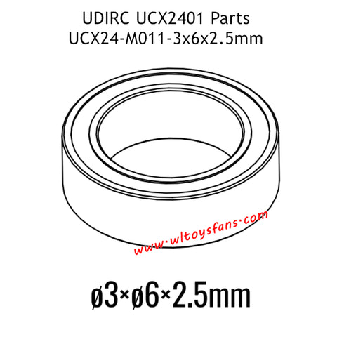 UDIRC UCX2401 Parts Ball Bearing UCX24-M011