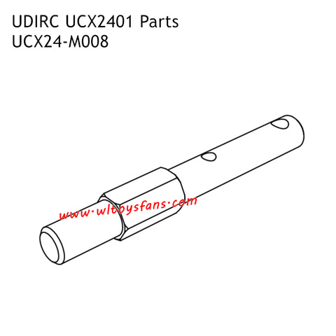 UDIRC UCX2401 Parts Gear Spindle UCX24-M008