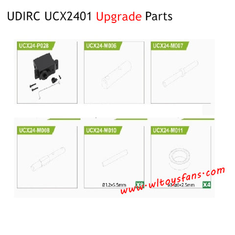 UDIRC UCX2401 Upgrade Parts Center Gearbox Kit