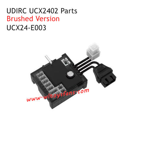 UDIRC UCX2402 Parts Brushed Speed Control and Receiver UCX24-E003