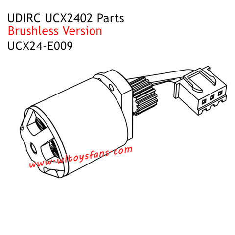 UDIRC UCX2402 Parts Brushless Motor UCX24-E009