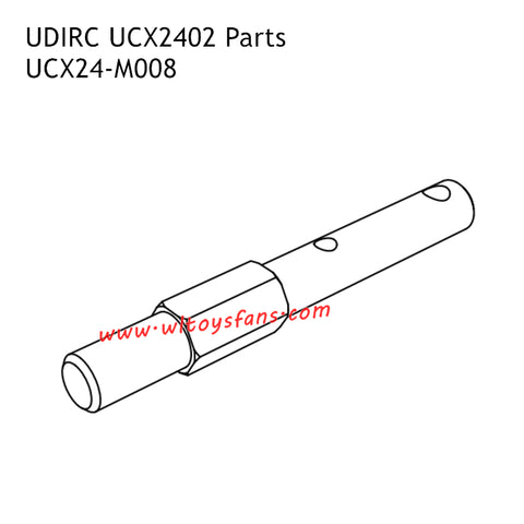 UDIRC UCX2402 Parts Gear Spindle UCX24-M008