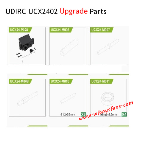 UDIRC UCX2402 Upgrade Parts Center Gearbox Kit