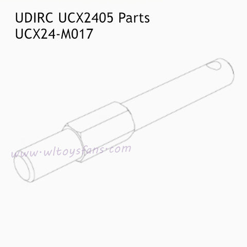 UDIRC UCX2405 RC Car Parts 2.98x3.4x31.2mm Gear Spindle UCX24-M017