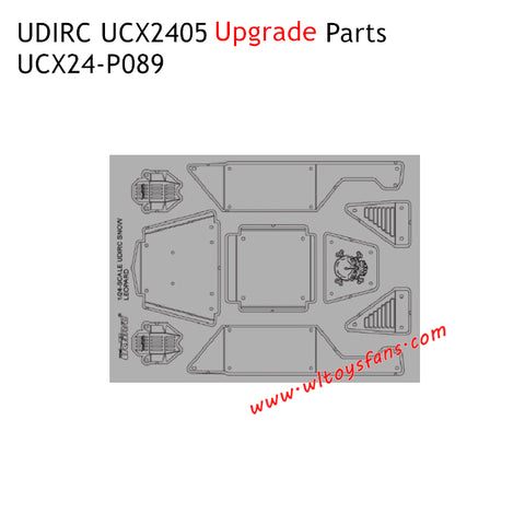UDIRC UCX2405 Upgrade Parts Metal Car Shell UCX24-P089
