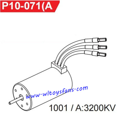 UDIRC UD1001 RC Car Parts 3200KV Brushless Motor P10-071A