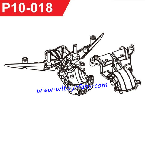 UDIRC UD1001 RC Car Parts Front Gearbox Shell P10-018